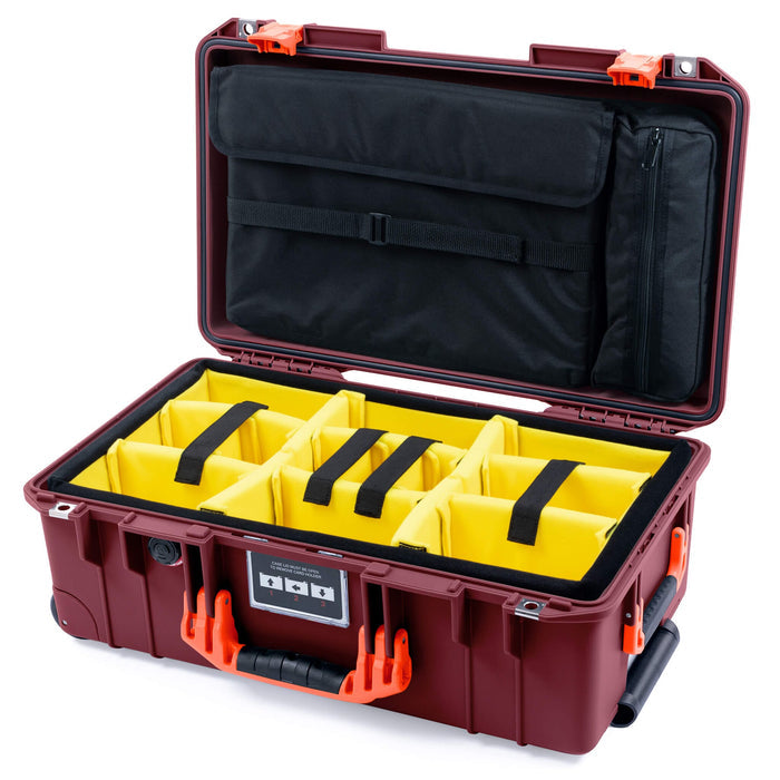 Yellow Padded Dividers / Computer Lid Pouch