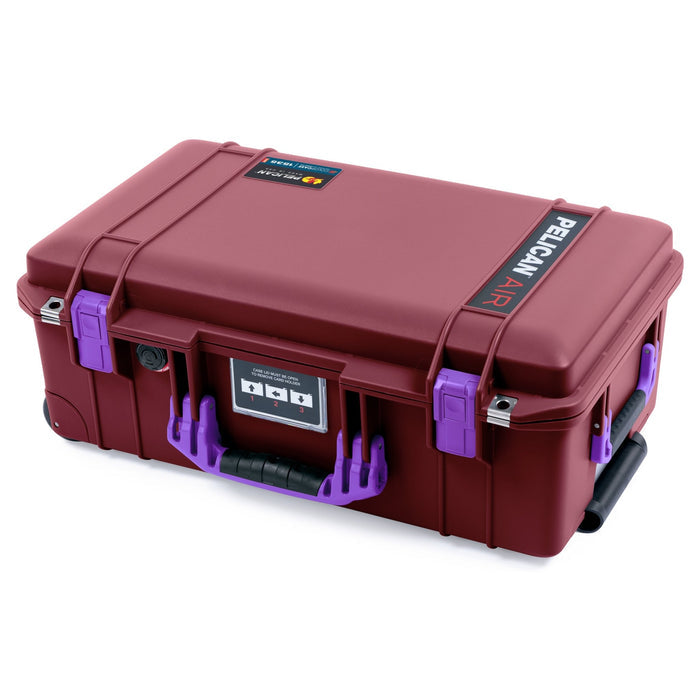 Pelican 1535 Air Carry - on Case - Oxblood & Purple - Empty