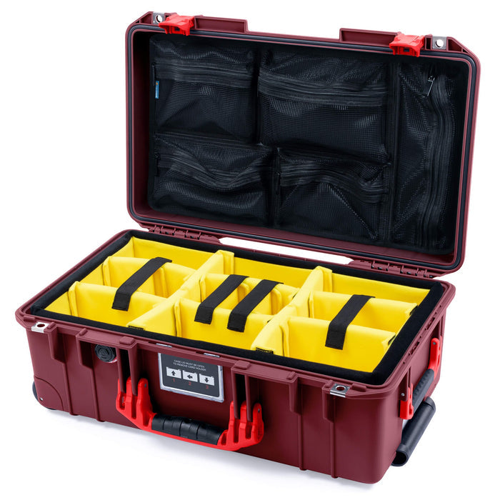 Yellow Padded Dividers / Mesh Lid Organizer
