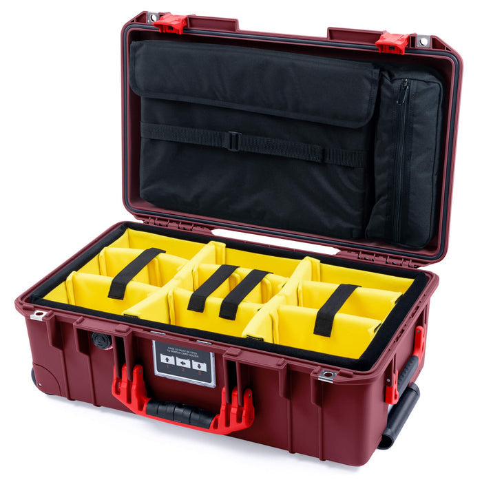 Yellow Padded Dividers / Computer Lid Pouch