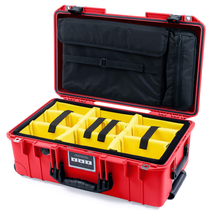 Yellow Padded Dividers / Computer Lid Pouch