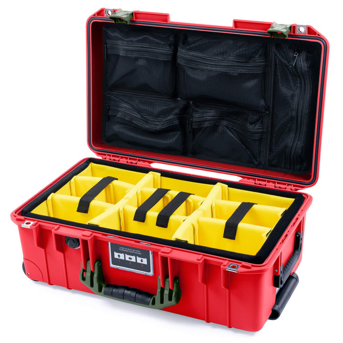 Yellow Padded Dividers / Mesh Lid Organizer