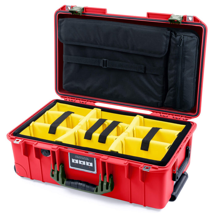 Yellow Padded Dividers / Computer Lid Pouch