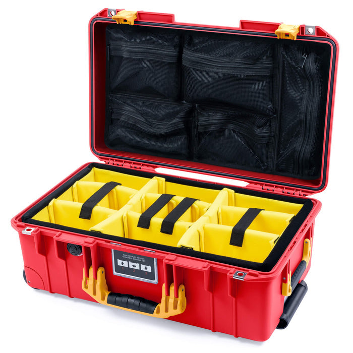 Yellow Padded Dividers / Mesh Lid Organizer