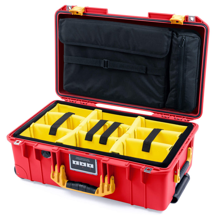 Yellow Padded Dividers / Computer Lid Pouch