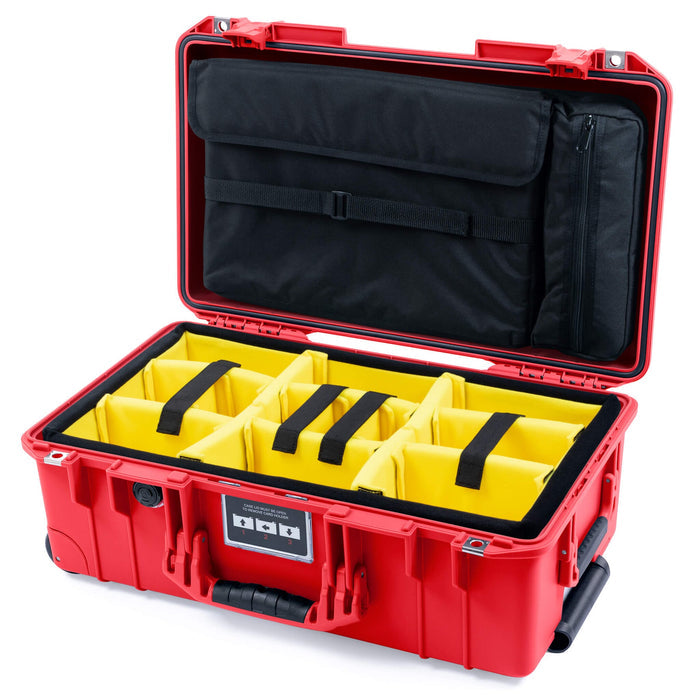 Yellow Padded Dividers / Computer Lid Pouch