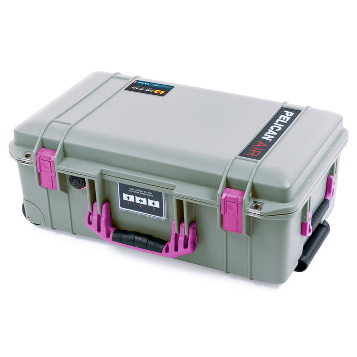 Pelican 1535 Air Carry - on Case - Sage & Magenta - Empty