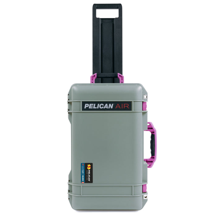 Pelican 1535 Air Carry - on Case - Sage & Magenta - Empty
