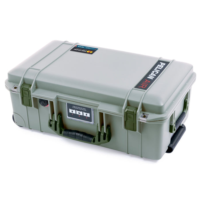 Pelican 1535 Air Carry - on Case - Sage & OD Green - Empty