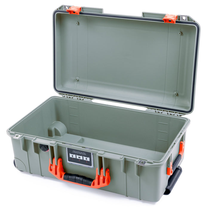 Pelican 1535 Air Carry - on Case - Sage & Orange - Empty