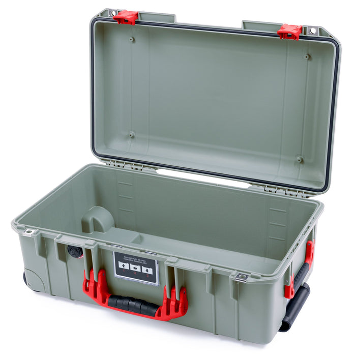 Pelican 1535 Air Carry - on Case - Sage & Red - Empty
