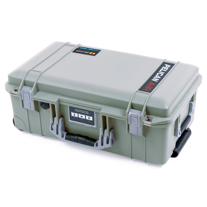 Pelican 1535 Air Carry - on Case - Sage & Silver - Empty