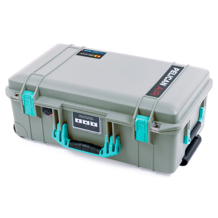 Pelican 1535 Air Carry - on Case - Sage & Teal - Empty