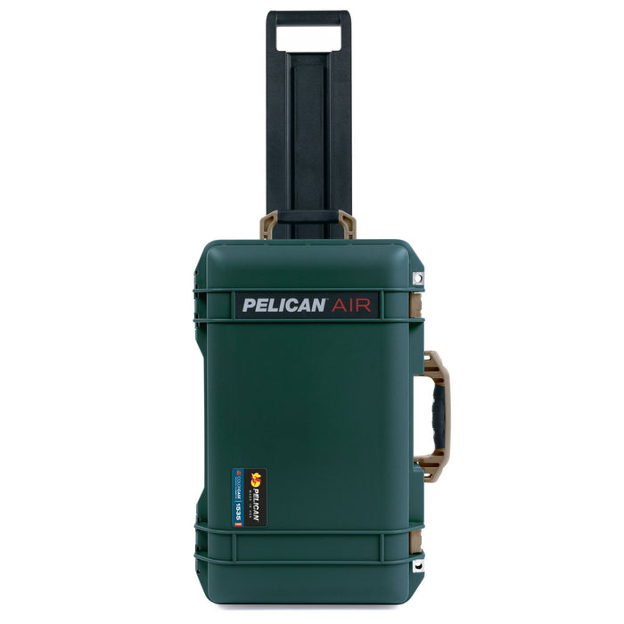 Pelican 1535 Air Carry - on Case - Trekking Green & Dark Desert Dirt - Empty