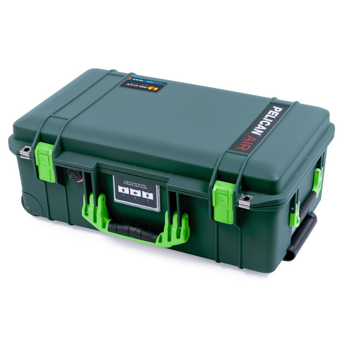 Pelican 1535 Air Carry-on Case - Trekking Green & Lime Green