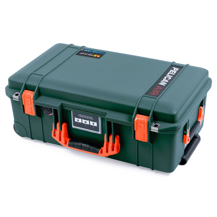 Pelican 1535 Air Carry-on Case - Trekking Green & Orange