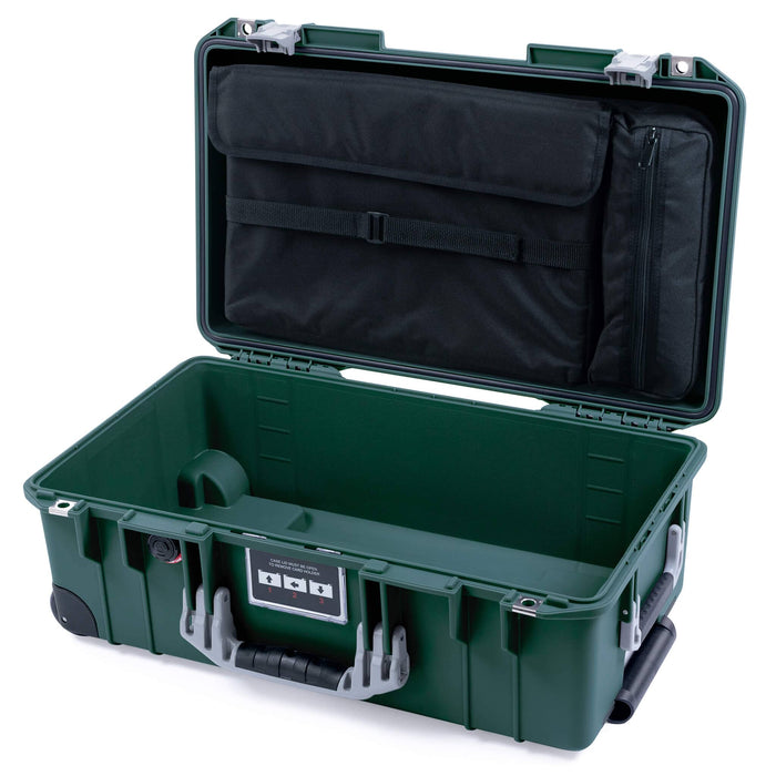 Pelican 1535 Air Carry-on Case - Trekking Green & Silver - Computer Lid Organizer Only
