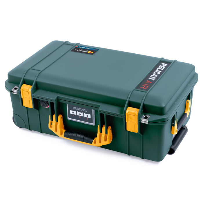 Pelican 1535 Air Carry - on Case - Trekking Green & Yellow - Empty