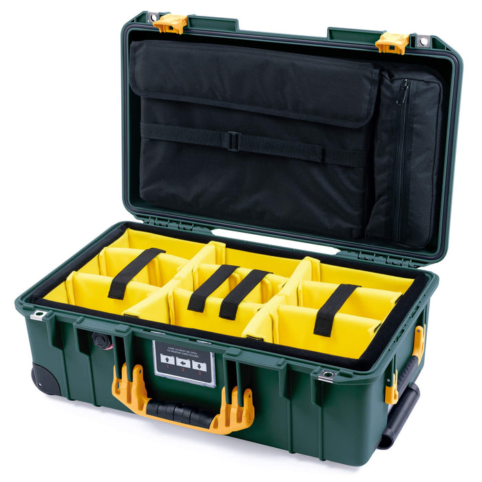 Yellow Padded Dividers / Computer Lid Pouch