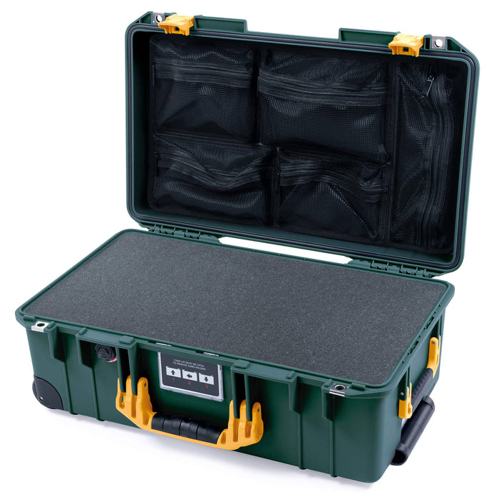 Pelican 1535 Air Carry-on Case - Trekking Green & Yellow