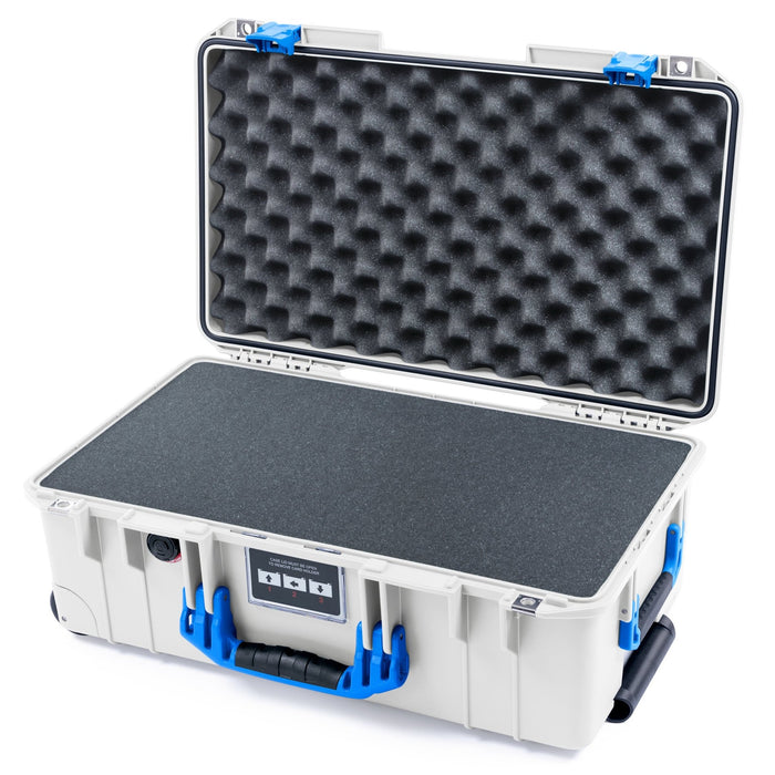 Pelican 1535 Air Carry - on Case - Whiteout & Blue - Pick & Pluck Foam / Convoluted Lid Foam