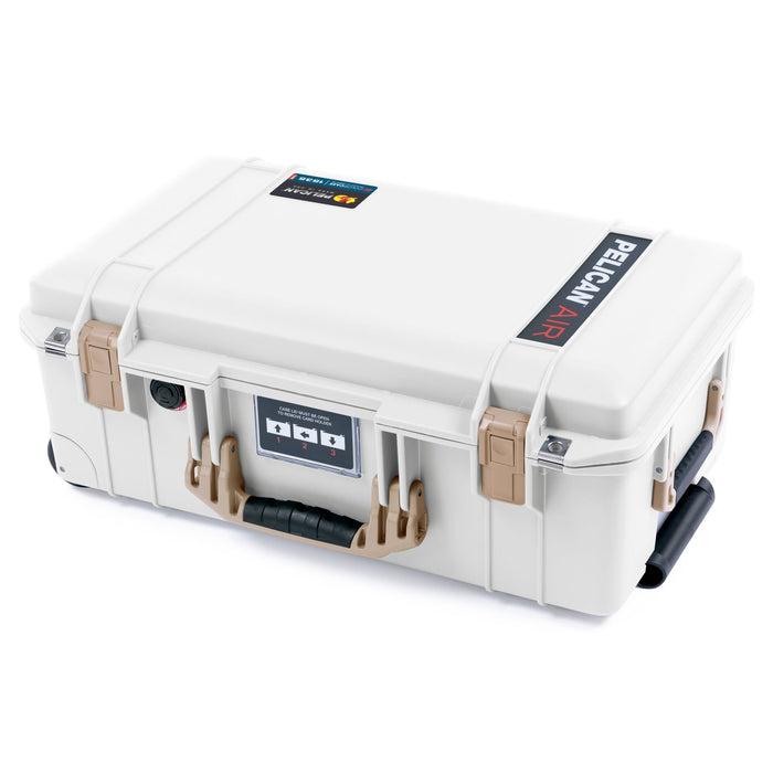 Pelican 1535 Air Carry - on Case - Whiteout & Desert Tan - Empty