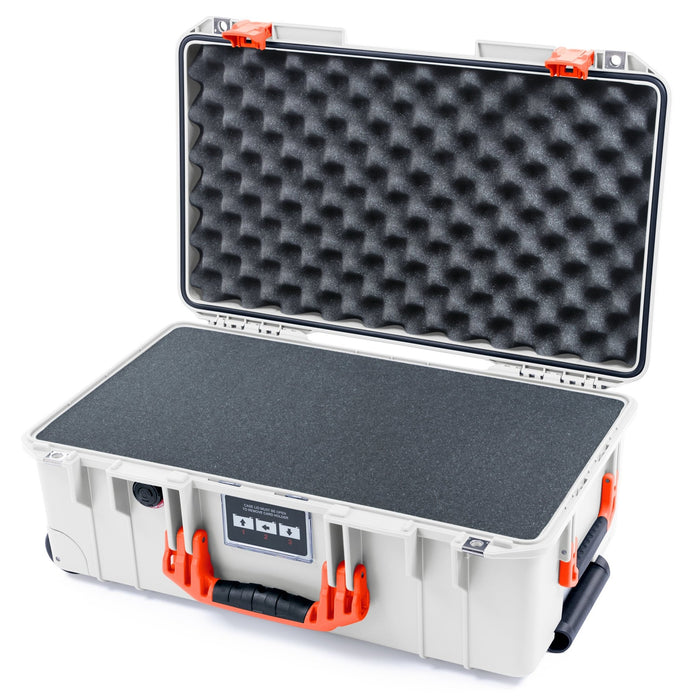 Pelican 1535 Air Carry - on Case - Whiteout & Orange - Pick & Pluck Foam / Convoluted Lid Foam