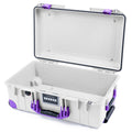 Pelican 1535 Air Carry - on Case - Whiteout & Purple Trolley - Empty