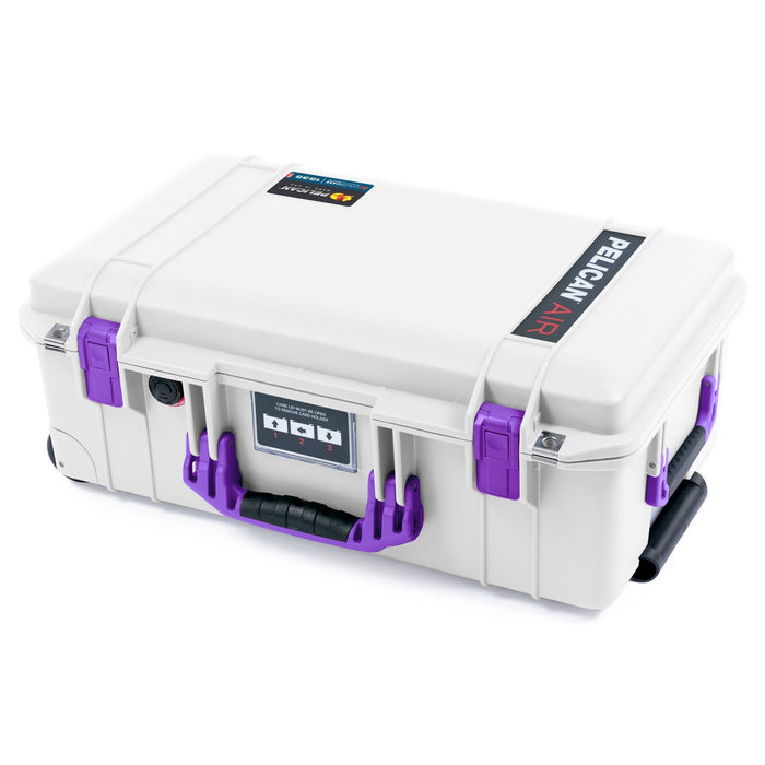 Pelican 1535 Air Carry - on Case - Whiteout & Purple - Empty