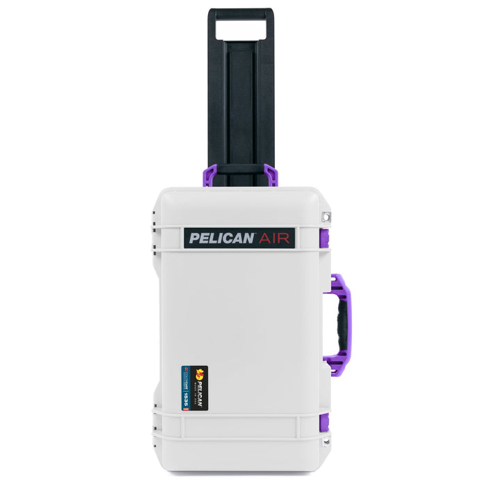 Pelican 1535 Air Carry - on Case - Whiteout & Purple - Empty