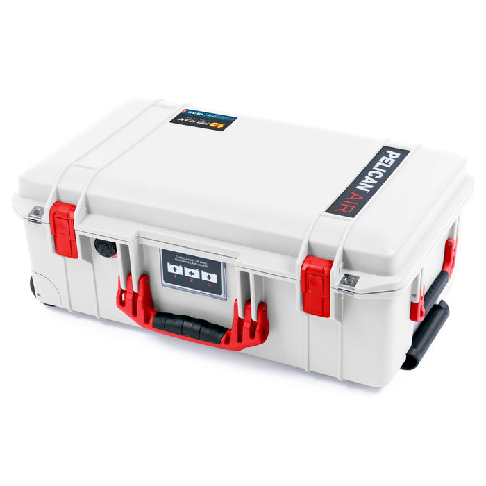 Pelican 1535 Air Carry - on Case - Whiteout & Red - Empty