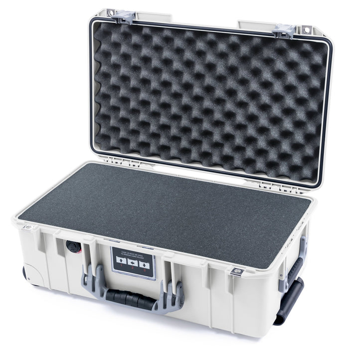 Pelican 1535 Air Carry - on Case - Whiteout & Silver - Pick & Pluck Foam / Convoluted Lid Foam