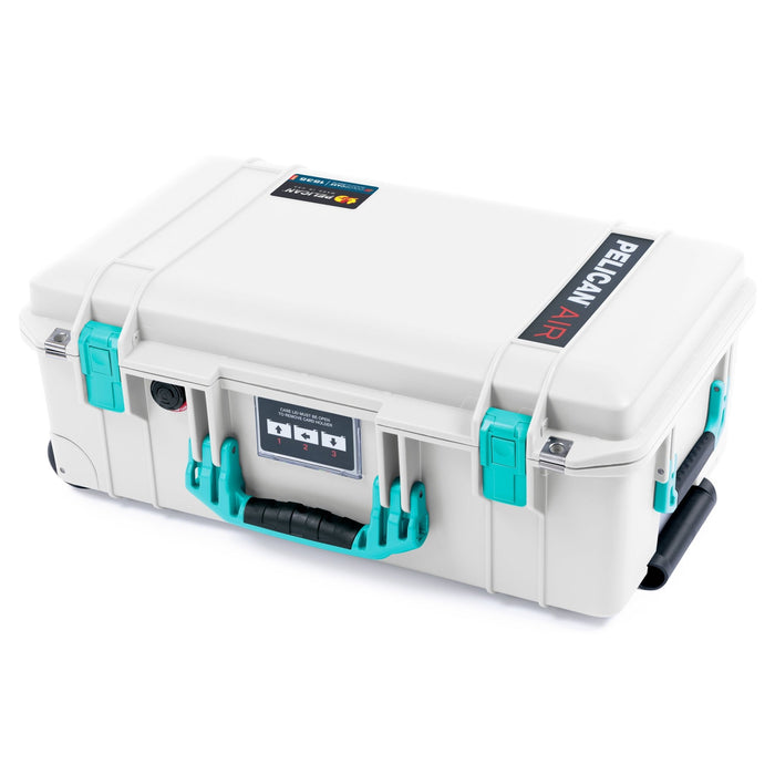 Pelican 1535 Air Carry - on Case - Whiteout & Teal - Empty