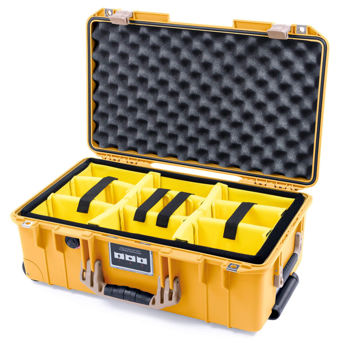 Yellow Padded Dividers / Convoluted Lid Foam