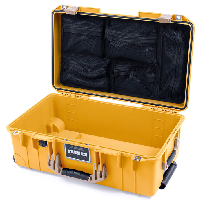 Pelican 1535 Air Carry-on Case - Yellow & Desert Tan
