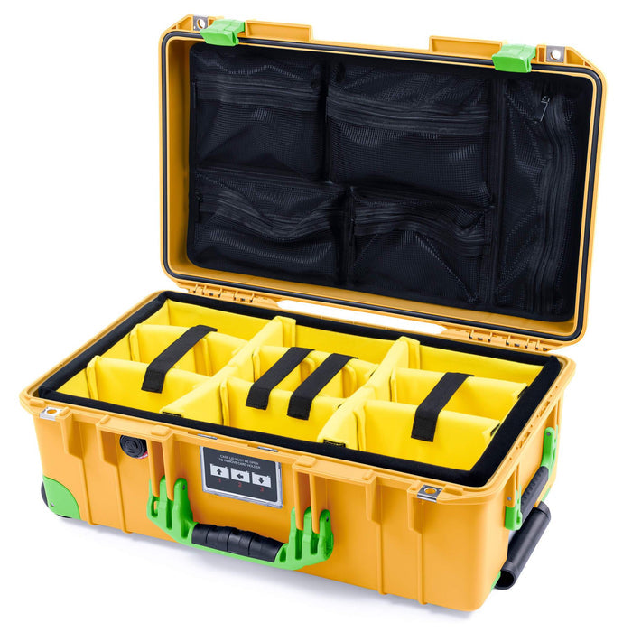 Yellow Padded Dividers / Mesh Lid Organizer