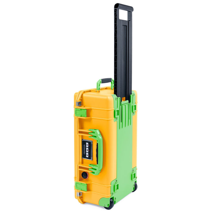 Pelican 1535 Air Carry - on Case - Yellow & Lime Green Trolley - Empty