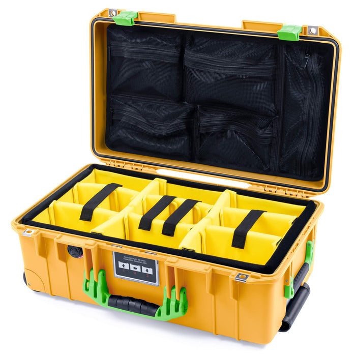 Yellow Padded Dividers / Mesh Lid Organizer