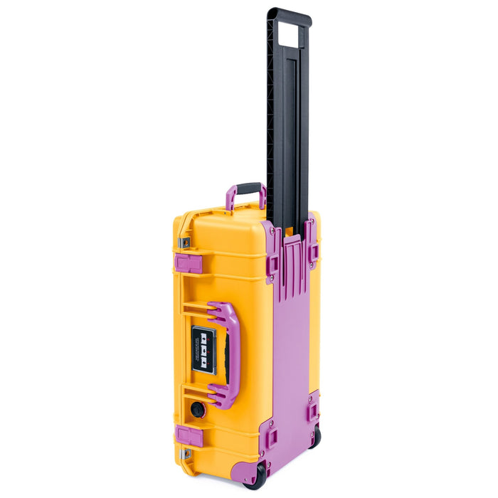 Pelican 1535 Air Carry - on Case - Yellow & Magenta Trolley - Empty