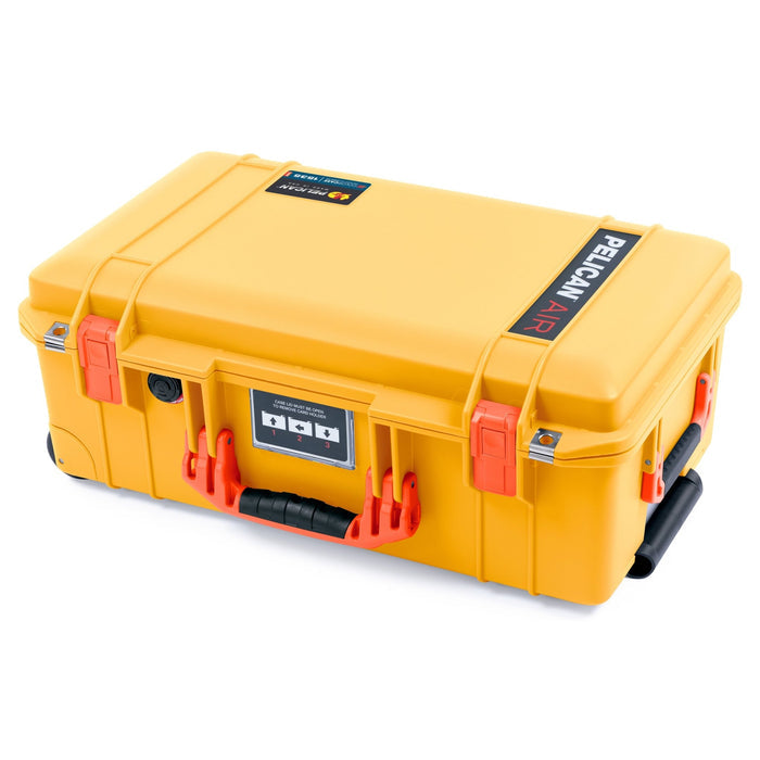 Pelican 1535 Air Carry - on Case - Yellow & Orange - Empty