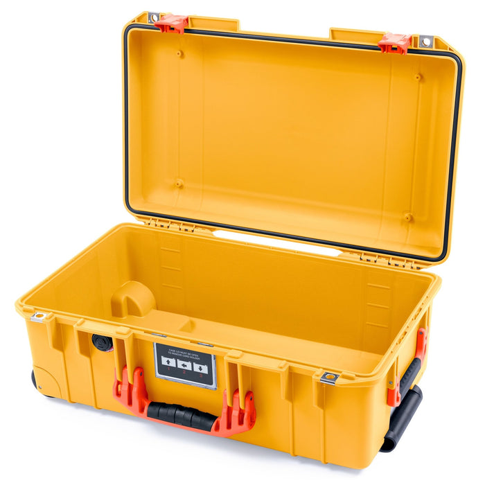 Pelican 1535 Air Carry - on Case - Yellow & Orange - Empty