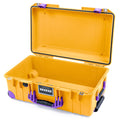Pelican 1535 Air Carry - on Case - Yellow & Purple Trolley - Empty