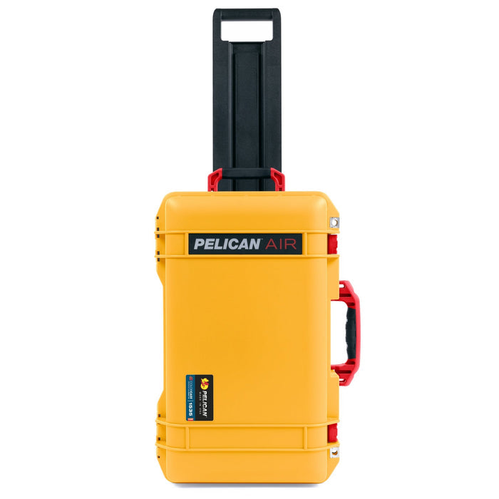 Pelican 1535 Air Carry - on Case - Yellow & Red Trolley - Empty