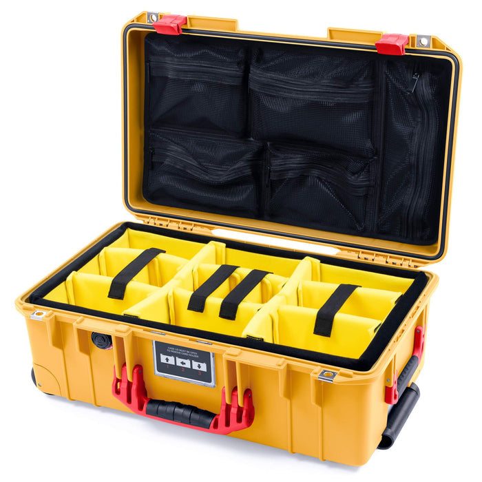 Yellow Padded Dividers / Mesh Lid Organizer