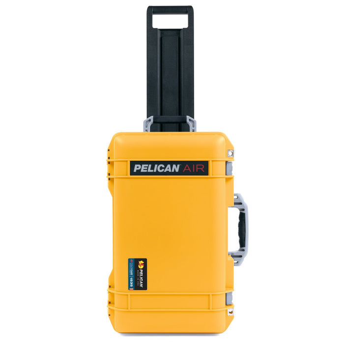 Pelican 1535 Air Carry - on Case - Yellow & Silver - Empty