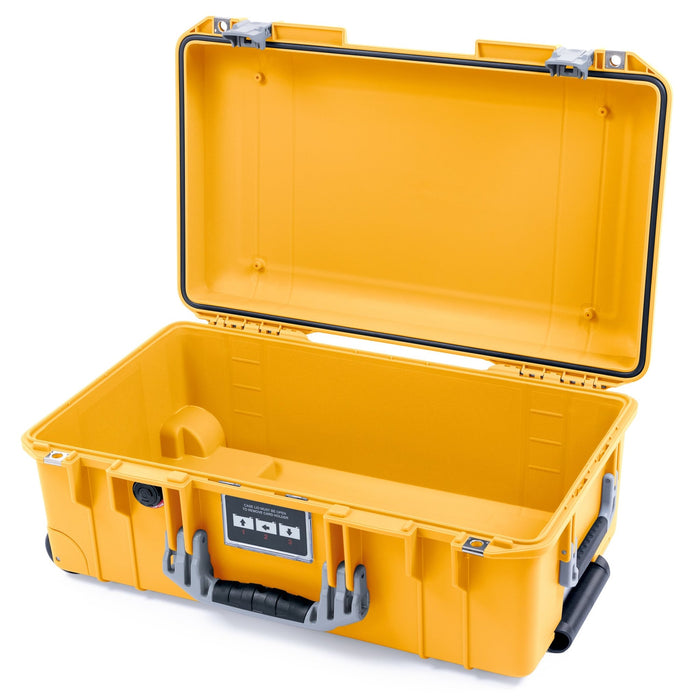 Pelican 1535 Air Carry - on Case - Yellow & Silver - Empty