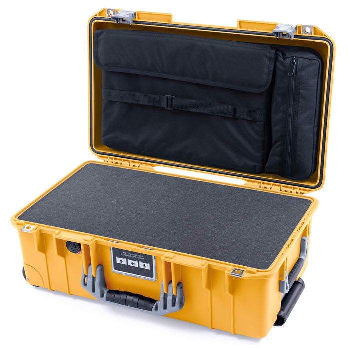 Pelican 1535 Air Carry-on Case - Yellow & Silver