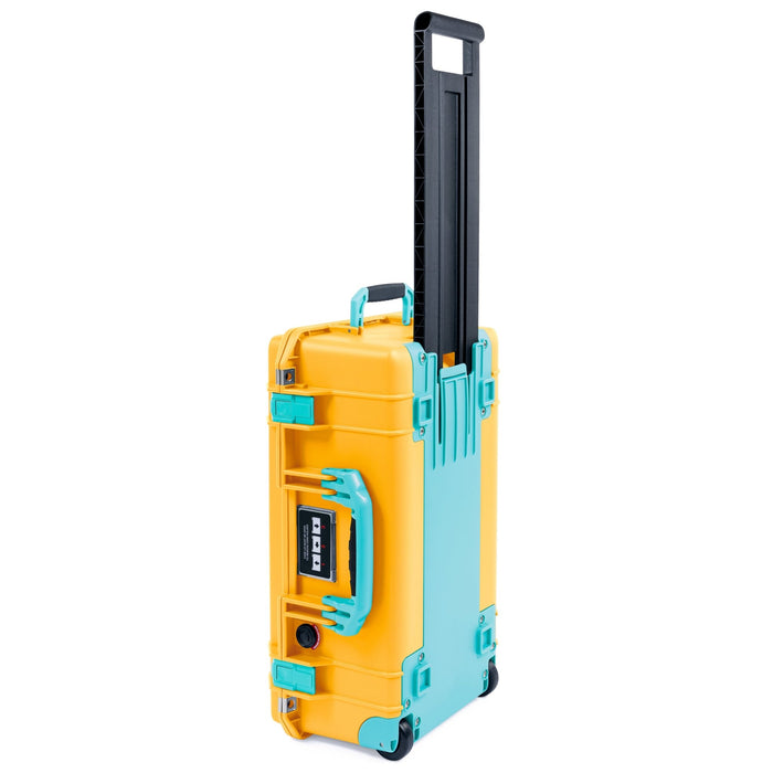 Pelican 1535 Air Carry - on Case - Yellow & Teal Trolley - Empty