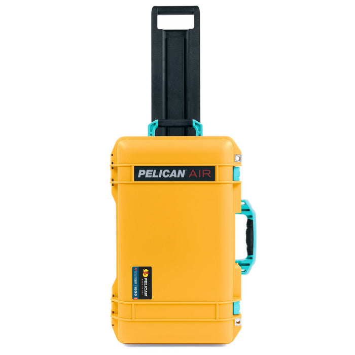 Pelican 1535 Air Carry - on Case - Yellow & Teal - Empty