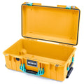 Pelican 1535 Air Carry - on Case - Yellow & Teal - Empty